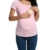 HOTOUCH Damen Schwanger T-Shirt Umstandsmode Stillshirt Umstandsshirt Mutterschaft Umstandstop Mit Rundhalsausschnitt - 4