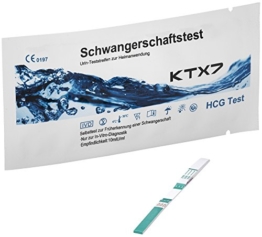 KTX7 Schwangerschaftstest - Empfindlichkeit: 10mIU/ml, 14 Stück - 1